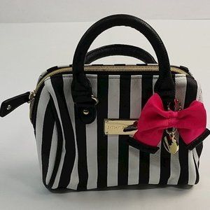 Betsey Johnson Black/White small bag